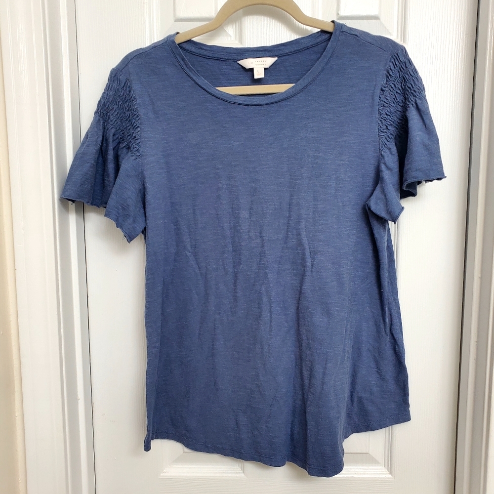 LC Lauren Conrad Flutter Sleeve Shirt